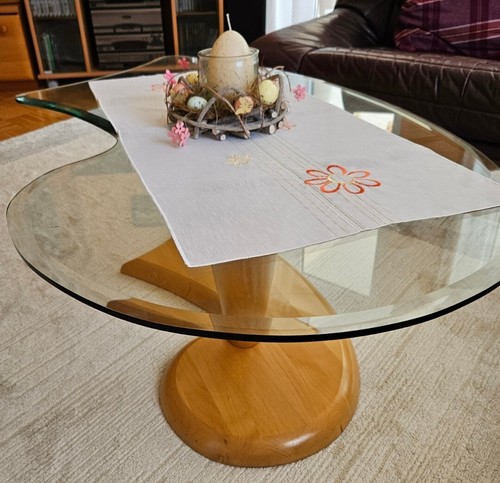 Couchtisch mit glasplatte - couchtisch,