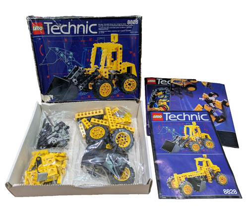Lego 8828 frontlader technic - lego,