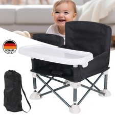 Klappbar Tragbar Kinderstuhl Baby Hochstuhl Sitzerhöhung für Esstisch Camping