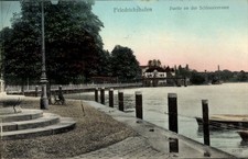 Ak Friedrichshafen am Bodensee, Schlossterrasse, Boote - 11431270