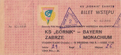 1985 gornik zabrze fc - gornik,