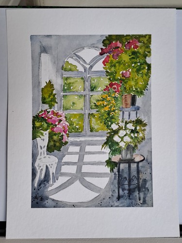 Aquarell bild handgemalt natur - bild,