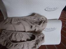 2 Stück Kissen VitaLife Nackenstützkissen visco Airschaum 60x30x10/8 cm- wie neu
