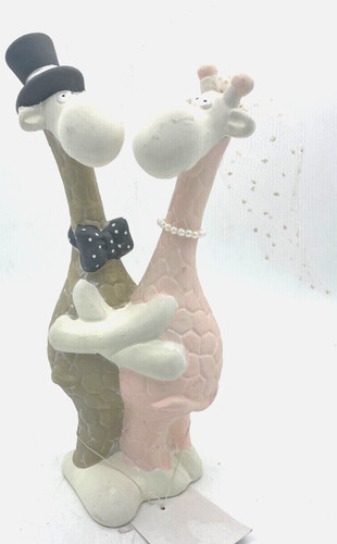 Keramik giraffe hochzeitspaar - keramik,
