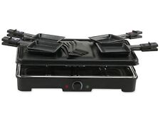 RACLETTE SPARSAME 1200W 6 oder 8 PERSONEN Regelbares Thermostat 6 oder 8 Pfannen