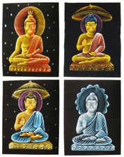 BUDDHA Samtbild 52x70 cm