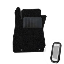 Fahrer Fußmatte Autox1 Velours Fahrermatte passend für Nissan Pulsar 2014-2018