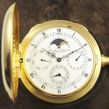 IWC KOMPLIKATION VOLLKALENDARIUM MONDPHASEN- UHR 18ct 280gr REF. 5450 Nr.144/250