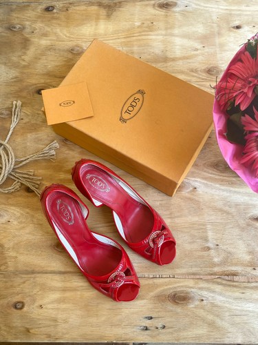 Tod peeptoe heels rot - heels, |