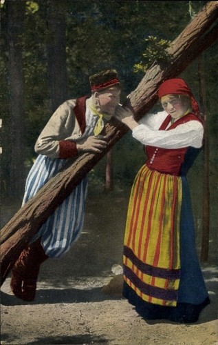 Polnische tracht - ak,