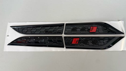 Audi seitenemblem set - audi,