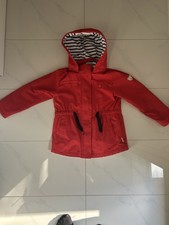Steif Mädchen Jacke Gefuttert Gr. 122 Top Zustand mit Kapuze