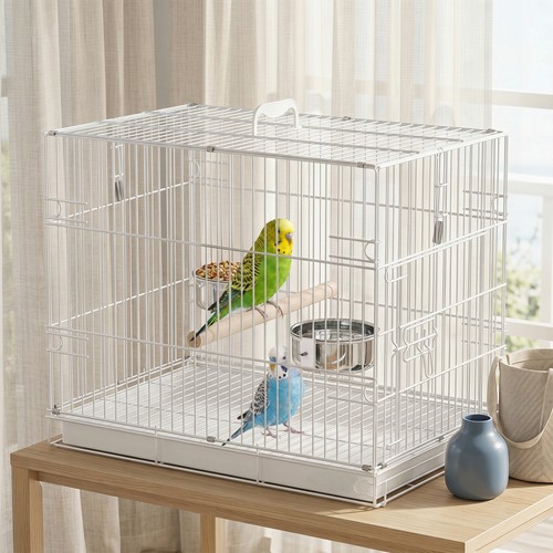 Pawhut vogelkäfig klappbar - pawhut,
