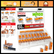 60pc Lever Wire Connector Kit