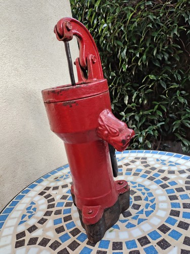 Vintage rote gusseisen - rote,