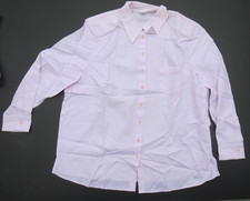 Damen Oxford-Bluse Gr. 50 rosa
