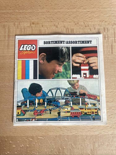 Lego beiblatt 60er jahre super - 60er,