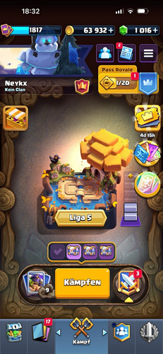 Clash royale account für ios - clash,
