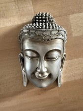 Silberner Buddha * Wanddekoration
