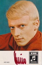 HEINO Original Autogramm signierte EMI Postkarte 60er Jahre