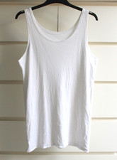 DDR Vintage VEB MÜLHEIM Herren Unterhemd weiß ungetragen Gr. 8 Retro Ostalgie