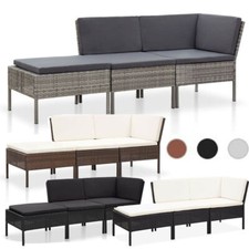 Gartenmöbel Polyrattan Sitzgruppe Balkonmöbel Balkonset Gartensofa Gartenliege