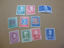 Jahrgang BUND 1949 - 1959 einzeln postfrisch nach Wahl 1949 1950 1951 1952 1953
