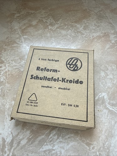 Schultafel kreide reform ddr - kreide,