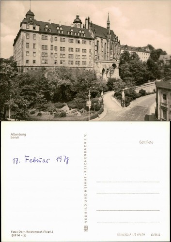 Ansichtskarte altenburg - ansichtskarte,