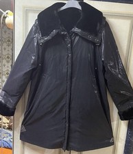 Collection/Wende-Herbst-Winter-jacke-Kunstleder pelz)schwarz,Linia A,Gr.XL/46-48