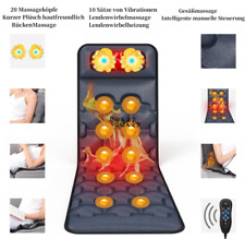 3in1 Massagematte Massagegerät Vibration Wärmefunktion Rollmassage Fernbedienung