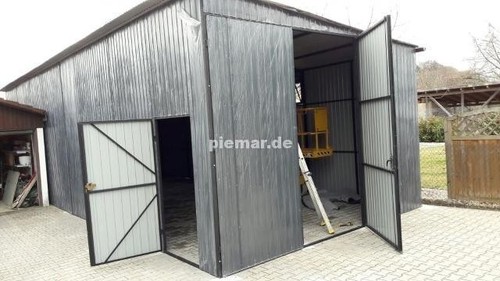 Blechgarage 6x8x3,5m