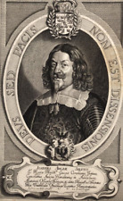 Antike Radierung Original Mann