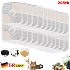 22er-Pack Trinkbrunnenfilter Ersatzfilter Filter für Catit PIXI Trinkbrunnen DE