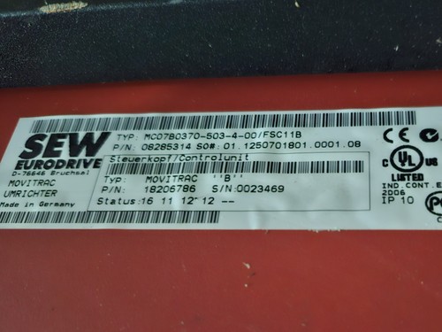 Sew eurodrive movitrac b - /,
