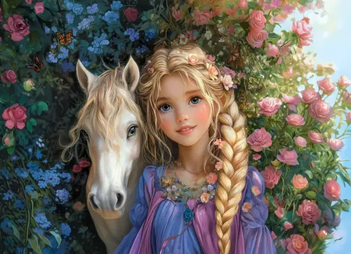 Puzzle prinzessin mit - t.),