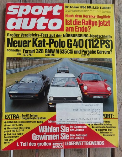Sport auto 1986 polo g - polo,