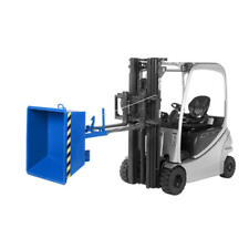 Mini-Muldenkipper / 350 l Volumen / Farbe wählbar / Kippmulde Gabelstapler