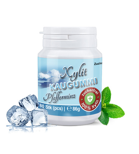 Xylit kaugummi pfefferminz - xylit,
