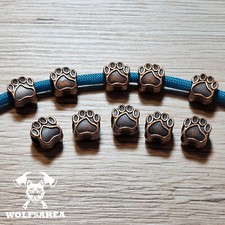 Großlochperlen 10 x Antik