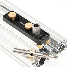 Aluminiumprofil Bohrführung