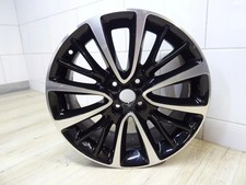 1x Alufelge 17 Zoll 7.0" 4x100 44ET Glanz Schwarz 13445918 Opel Corsa E