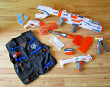 NERF Modulus Blaster Konvolut - MEDIATOR + BARRELSTRIKE + Darts + MOD Feder -