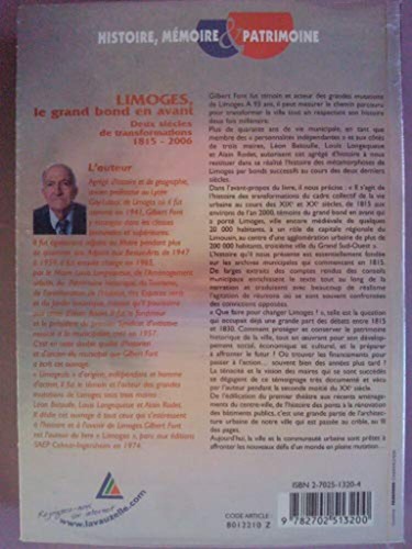 Limoges grand bond avant - le,
