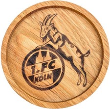 1. FC Köln Holzuntersetzer Logo 4020310