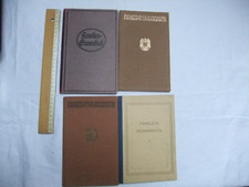 4 x Familien-Stammbuch , 1922 - 1950 , Raum Dresden
