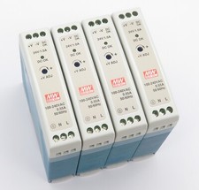 4x Hutschienen Netzteil MEAN WELL MDR-20-24 Schaltnetzteil Power Supply 24V 1A