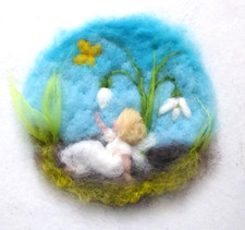 ♥WOLLBILD SCHNEEGLÖCKCHEN