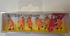 Merten Feuerwehrleute Einsatzkleidung orange 1/87 H0 0212579 Modellbau Sammler D