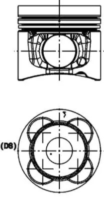 Kolben 40476610 kolbenschmidt - kolben,